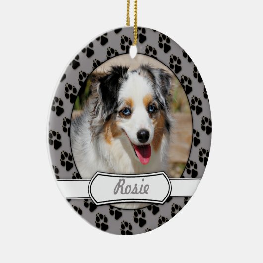 Bennett - Aussie Mini - Rosie - Carmel Beach Keramisch Ornament (Rechts)