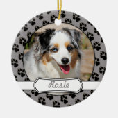 Bennett - Aussie Mini - Rosie - Carmel Beach Keramisch Ornament (Voorkant)