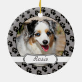 Bennett - Aussie Mini - Rosie - Carmel Beach Keramisch Ornament (Achterkant)