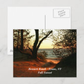Bennett Beach - Evans, NY Briefkaart (Voorkant / Achterkant)