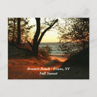 Bennett Beach - Evans, NY Briefkaart