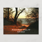 Bennett Beach - Evans, NY Briefkaart (Voorkant)