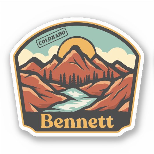 Bennett, Colorado Sticker (Voorkant)