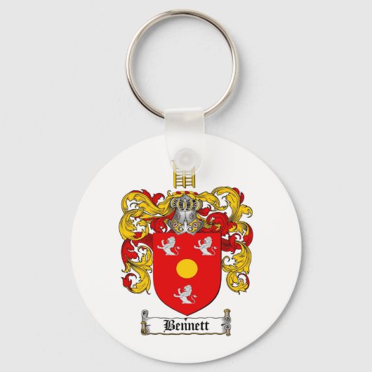 BENNETT FAMILIE CREST - BENNETT COAT VAN WAPENS SLEUTELHANGER (Voorkant)