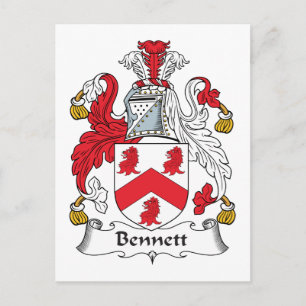 Bennett Family Crest Briefkaart
