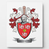 Bennett Family Crest Coat. Fotoplaat (Voorkant)