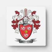 Bennett Family Crest Coat. Fotoplaat (Voorkant)