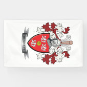Bennett Family Crest Coat of Arms Spandoek (Horizontaal)