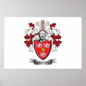 Bennett Family Crest Coat. Poster (Voorkant)