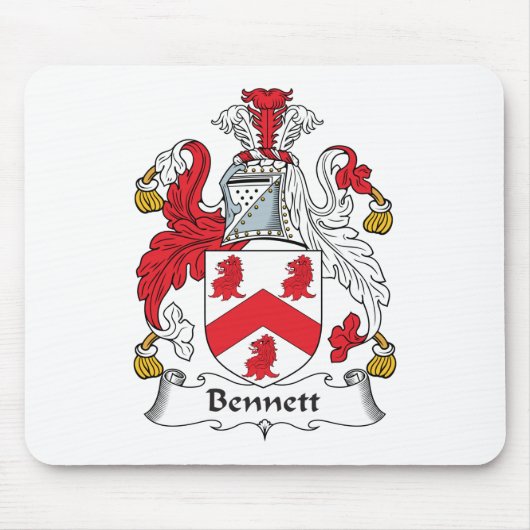 Bennett Family Crest Muismat (Voorkant)