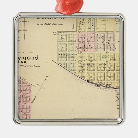 Bennett, Nebraska Metalen Ornament (Voorkant)