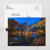 Bennett Spring Bridge Twilight Briefkaart (Voorkant / Achterkant)