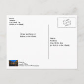 Bennett Spring Bridge Twilight Briefkaart (Achterkant)