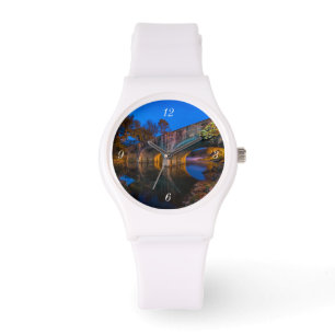 Bennett Spring Bridge Twilight Horloge