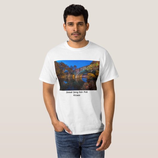 Bennett Spring Bridge Twilight T-Shirt (Voorkant volledig)