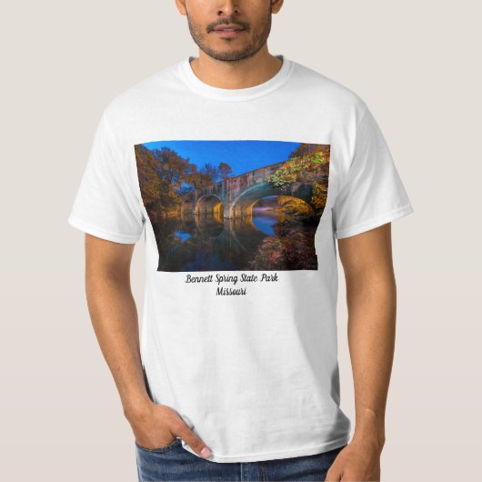 Bennett Spring Bridge Twilight T-Shirt (Voorkant)