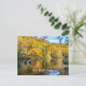 Bennett Spring Herfst Vis Postkaart Wordt Gauw Bet (Staand voorkant)