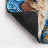 BENNETT ~ Verjaardag Golden Retriever ~ Mousepad Muismat (Hoek)