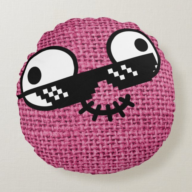 Bennettron Derp Life Cushion Rond Kussen (Voorkant)