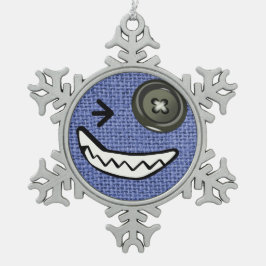 Bennettron Sherk Snowflake kerstversiering Tin Sneeuwvlok Ornament