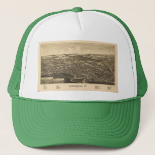 Benngton, historische kaart van Vermont Trucker Pet