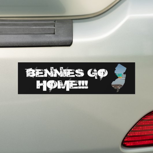 BENNIES GAAN NAAR HUIS!!! BUMPERSTICKER (Op auto)