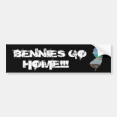 BENNIES GAAN NAAR HUIS!!! BUMPERSTICKER (Voorkant)