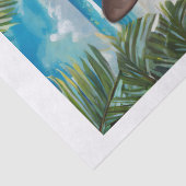 Bennigan Weaks Up Rays, Strand Siamese Kat Tissuepapier (Detail)