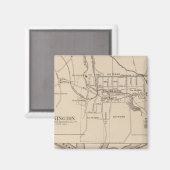 Bennington and Plan of Battleboro Magneet (Voorkant / Achterkant)