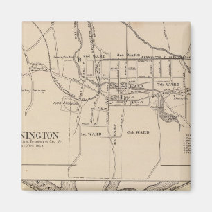 Bennington and Plan of Battleboro Magneet