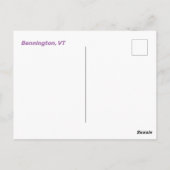 Bennington Monument, Old Bennington, Vermont Briefkaart (Achterkant)