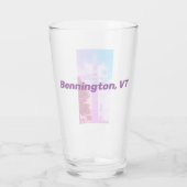 Bennington Monument, Old Bennington, Vermont Glas (Achterkant)