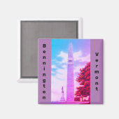 Bennington Monument, Old Bennington, Vermont Magneet (Voorkant / Achterkant)