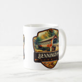 Bennington, Vermont | Antiek Koffiemok (Voorkant rechts)