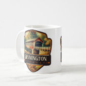 Bennington, Vermont | Antiek Koffiemok (Voorkant links)