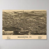 Bennington, Vermont Green Mountains  Poster (Voorkant)