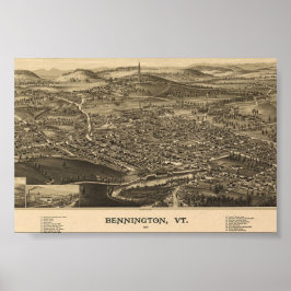 Bennington, Vermont Green Mountains  Poster