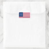Bennington Vlag van de Amerikaanse Revolutie Ronde Sticker (Tas)