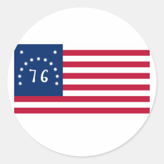 Bennington Vlag van de Amerikaanse Revolutie Ronde Sticker