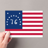Bennington's Banner: De 76 Amerikaanse Battle Flag Acryl Uitnodigingen (Insitu (Draagbaar))