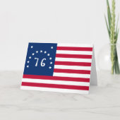 Bennington's Banner: De 76 Amerikaanse Battle Flag Bedankkaart (Voorkant)