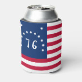 Bennington's Banner: De 76 Amerikaanse Battle Flag Blikjeskoeler (Blikje Achterkant)