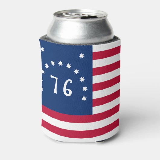 Bennington's Banner: De 76 Amerikaanse Battle Flag Blikjeskoeler (Blikje Achterkant)