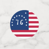 Bennington's Banner: De 76 Amerikaanse Battle Flag Confetti (Kleine voorkant)
