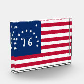 Bennington's Banner: De 76 Amerikaanse Battle Flag Fotoblokken (Links)