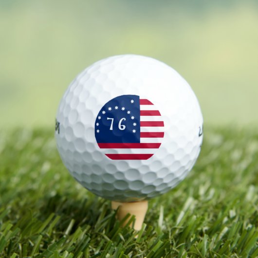 Bennington's Banner: De 76 Amerikaanse Battle Flag Golfballen (Insitu Shirt)