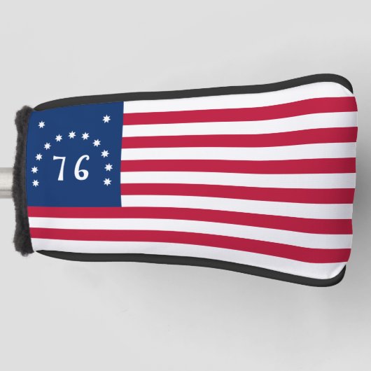 Bennington's Banner: De 76 Amerikaanse Battle Flag Golfheadcover (Voorkant)