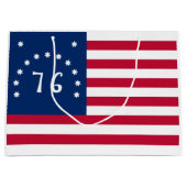 Bennington's Banner: De 76 Amerikaanse Battle Flag Groot Cadeauzakje (Voorkant)