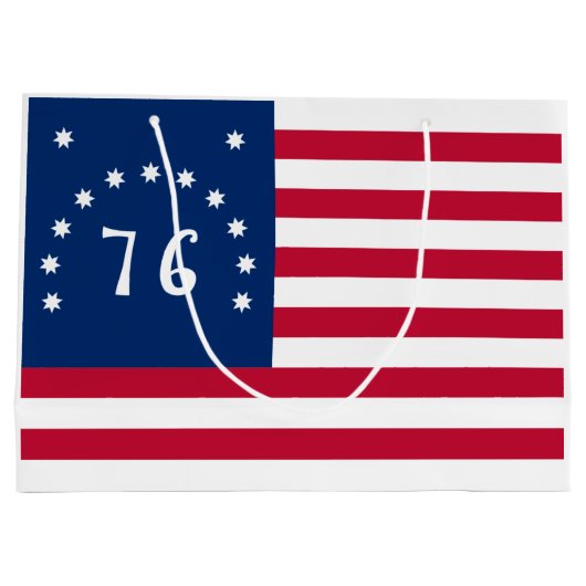 Bennington's Banner: De 76 Amerikaanse Battle Flag Groot Cadeauzakje (Achterkant)