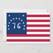 Bennington's Banner: De 76 Amerikaanse Battle Flag Kaart (Voorkant)
